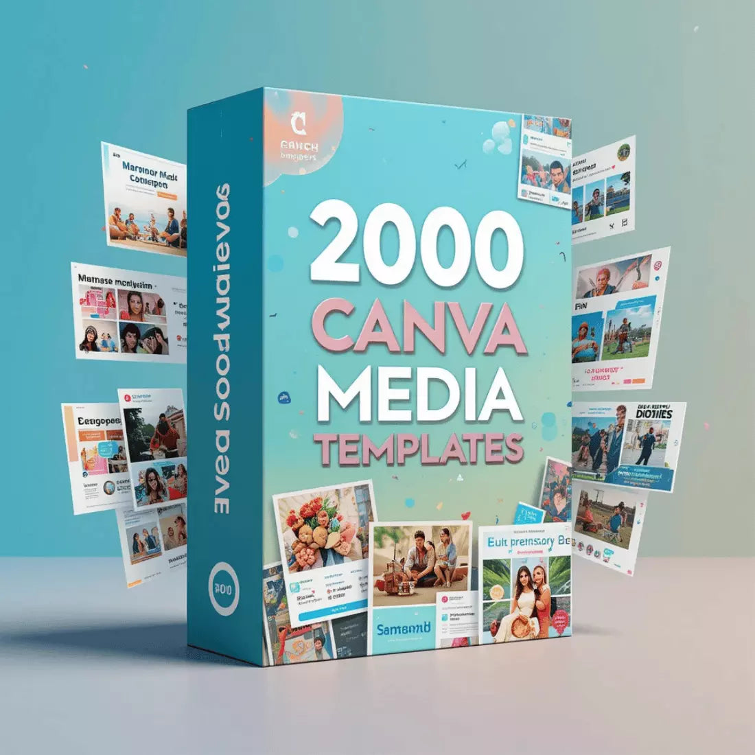 2000 Canva Social Media Templates – Instant-Use Designs for Every Niche