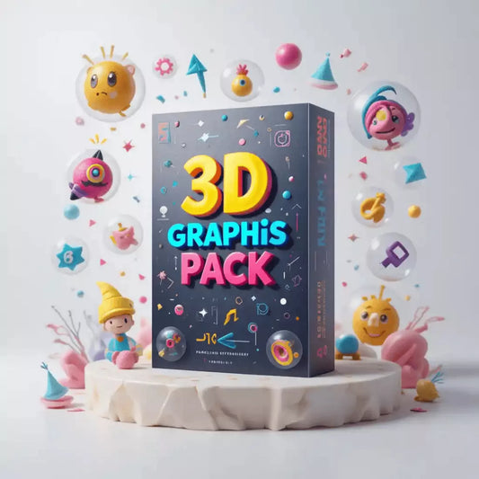 3D Graphics Bundle – 1000+ Premium 3D Elements for Designers and Creators