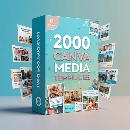 2000 Canva Social Media Templates – Instant-Use Designs for Every Niche